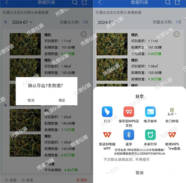 托普水稻畝穗數(shù)測(cè)量系統(tǒng)助力水稻測(cè)產(chǎn)精準(zhǔn)高效
